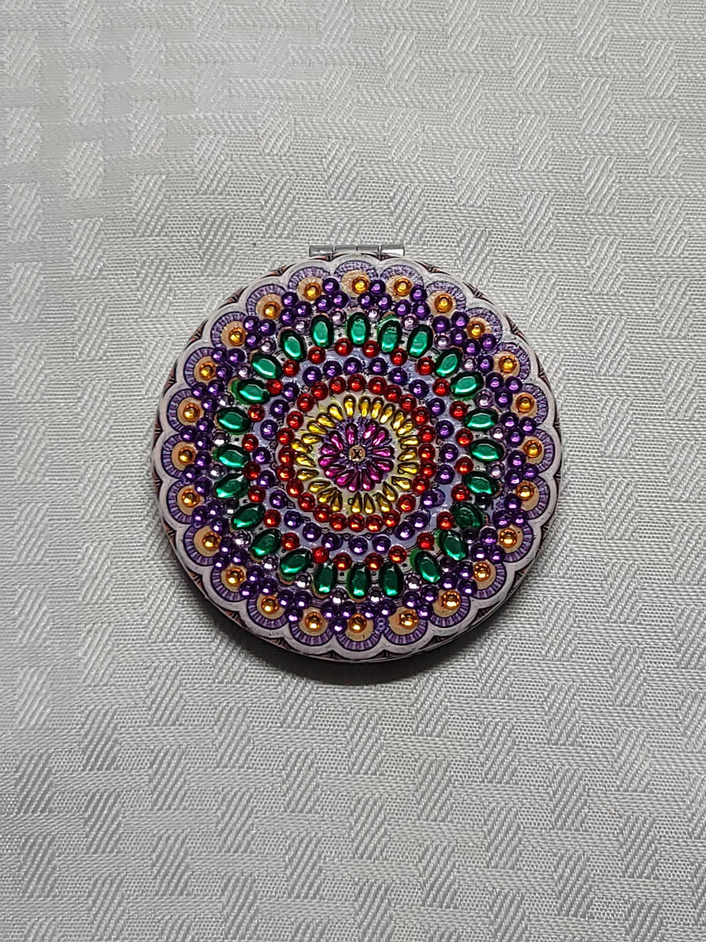 Diamond Art Compact Mirror