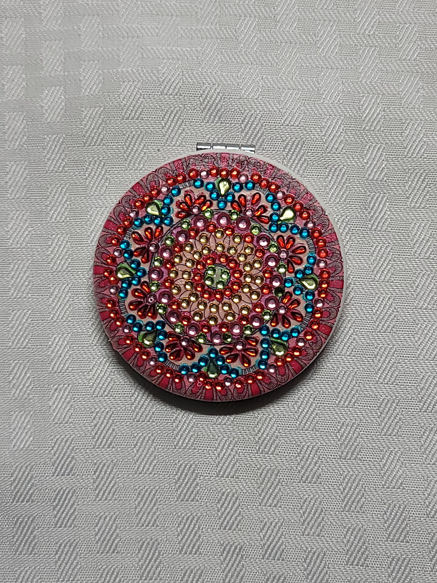 Diamond Art Compact Mirror