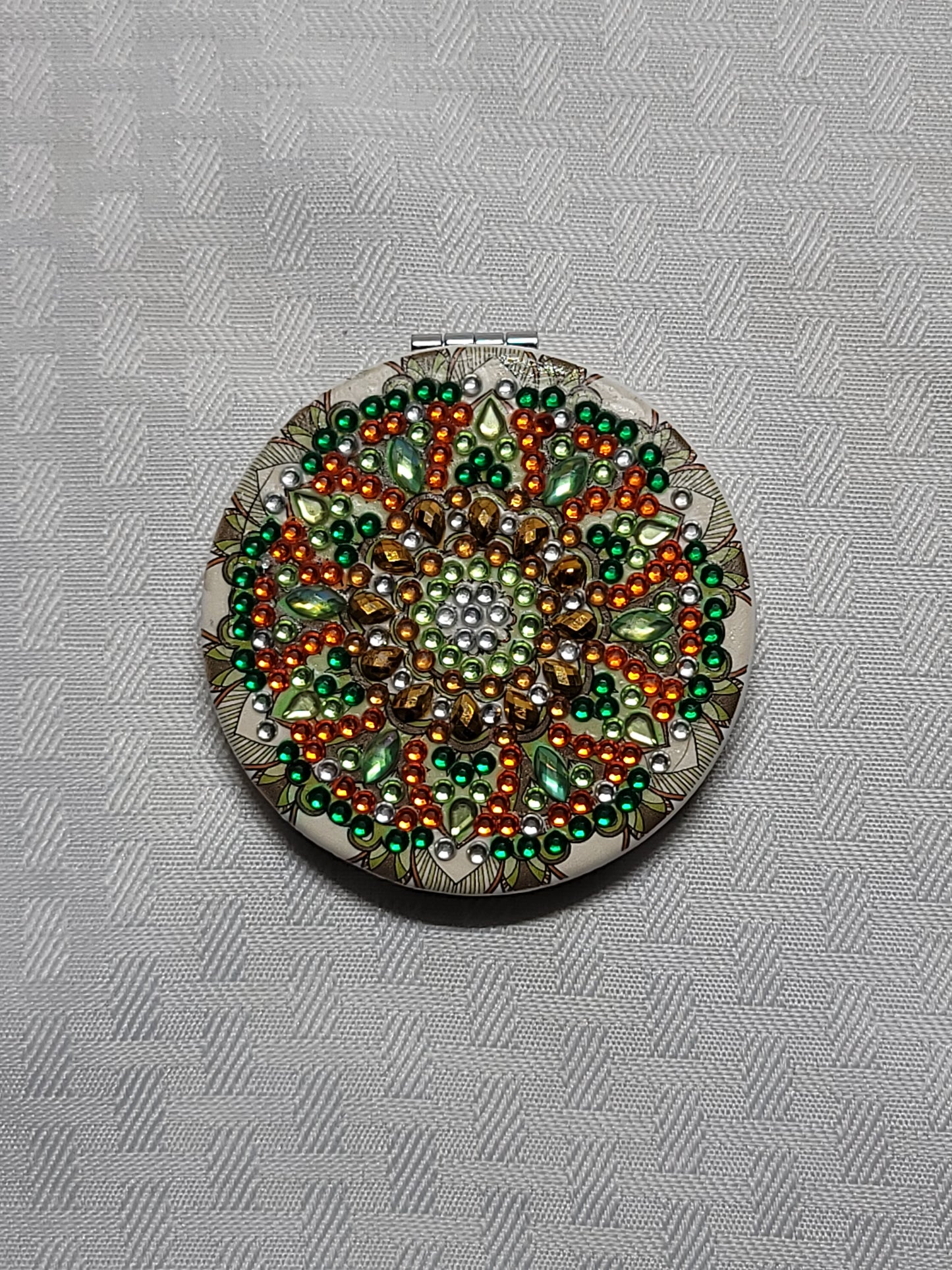 Diamond Art Compact Mirror