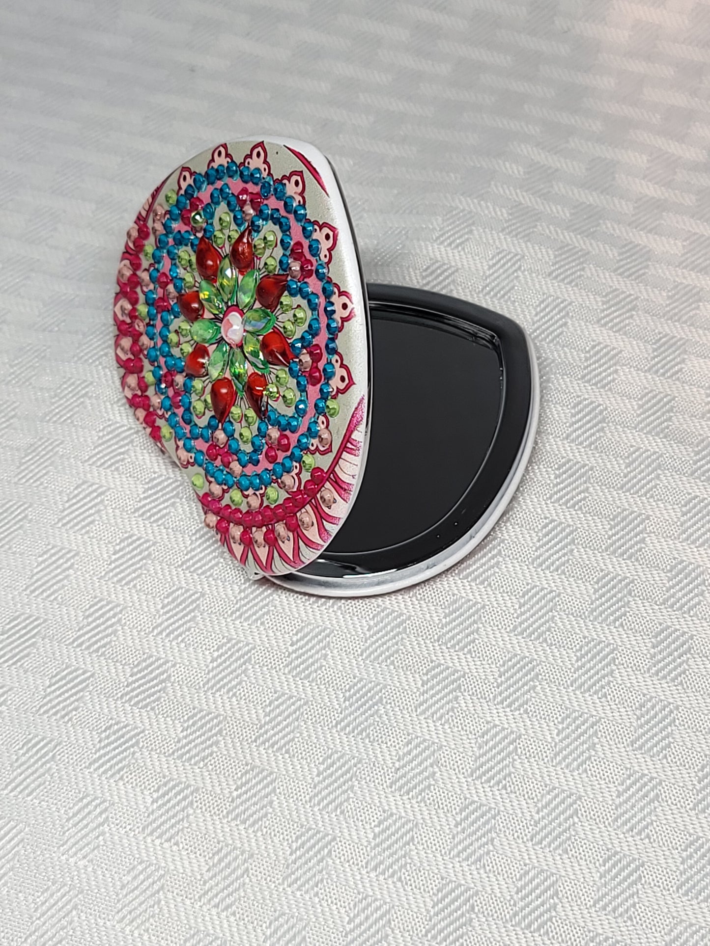 Diamond Art Compact Mirror