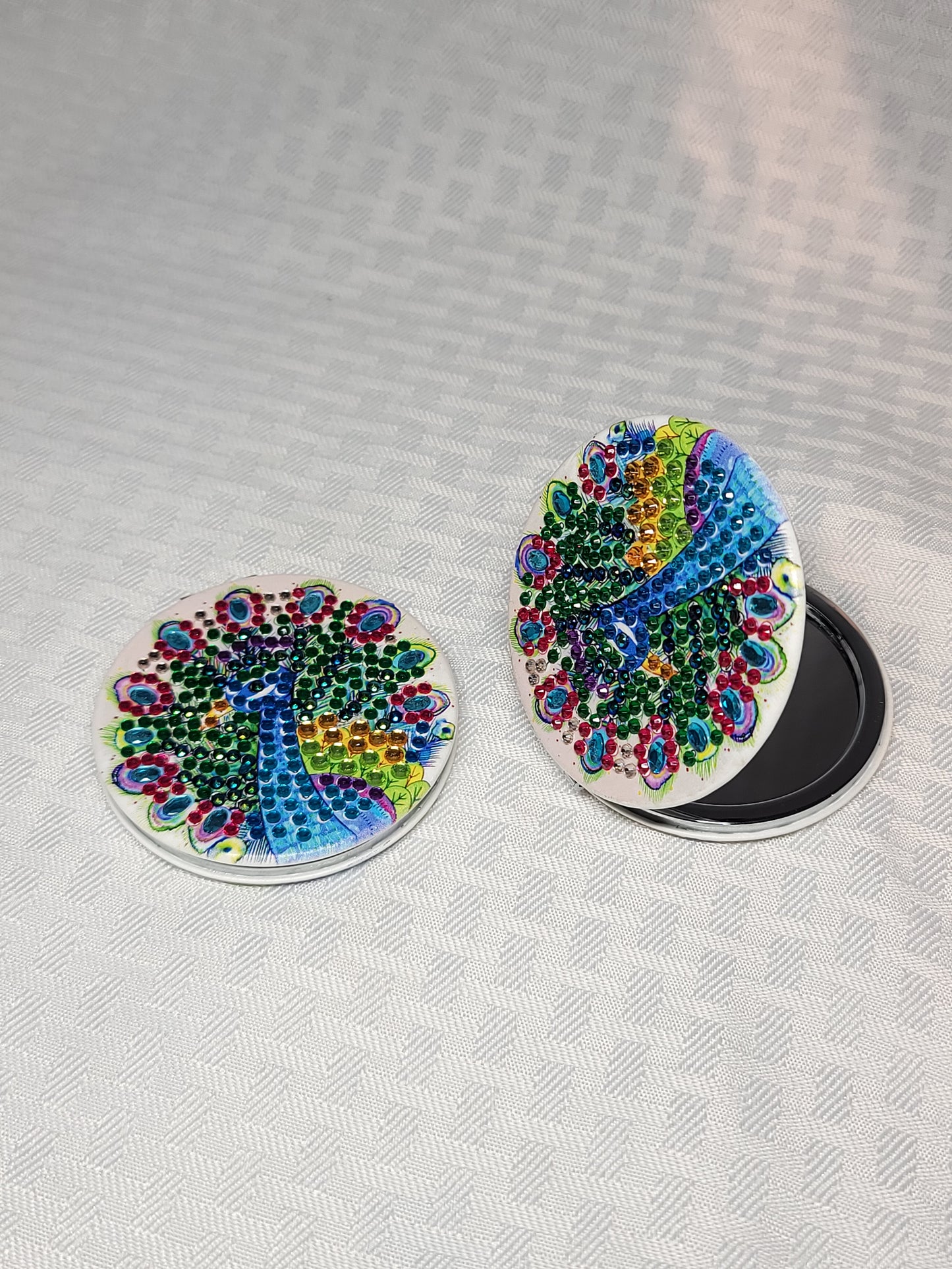 Diamond Art Compact Mirror
