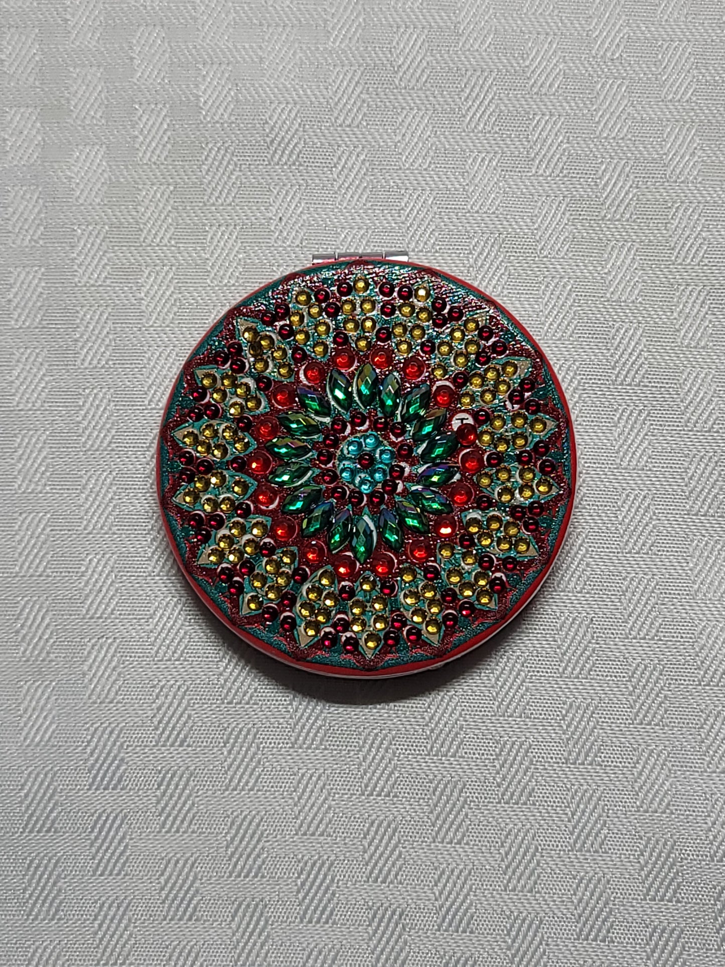 Diamond Art Compact Mirror