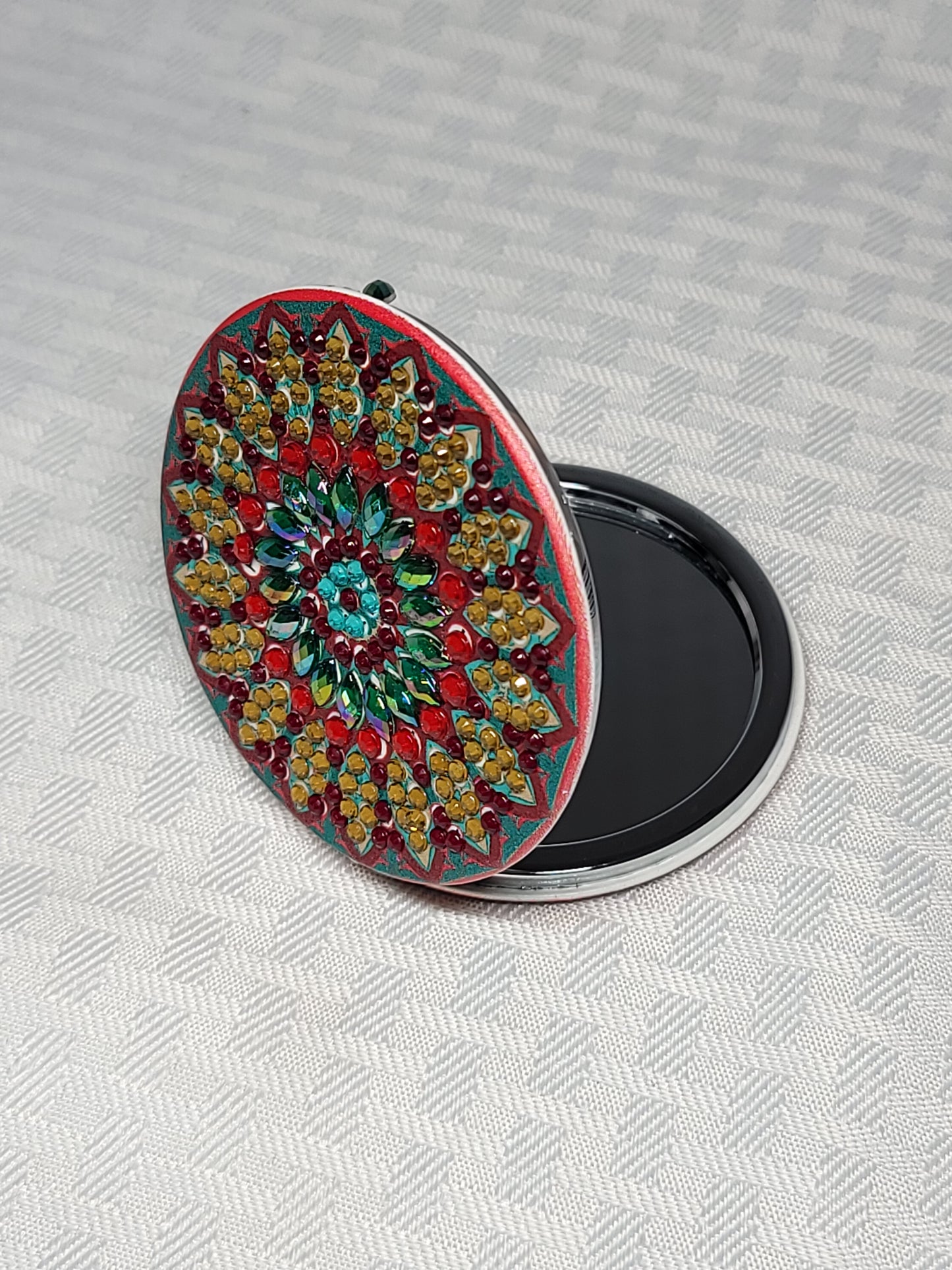 Diamond Art Compact Mirror