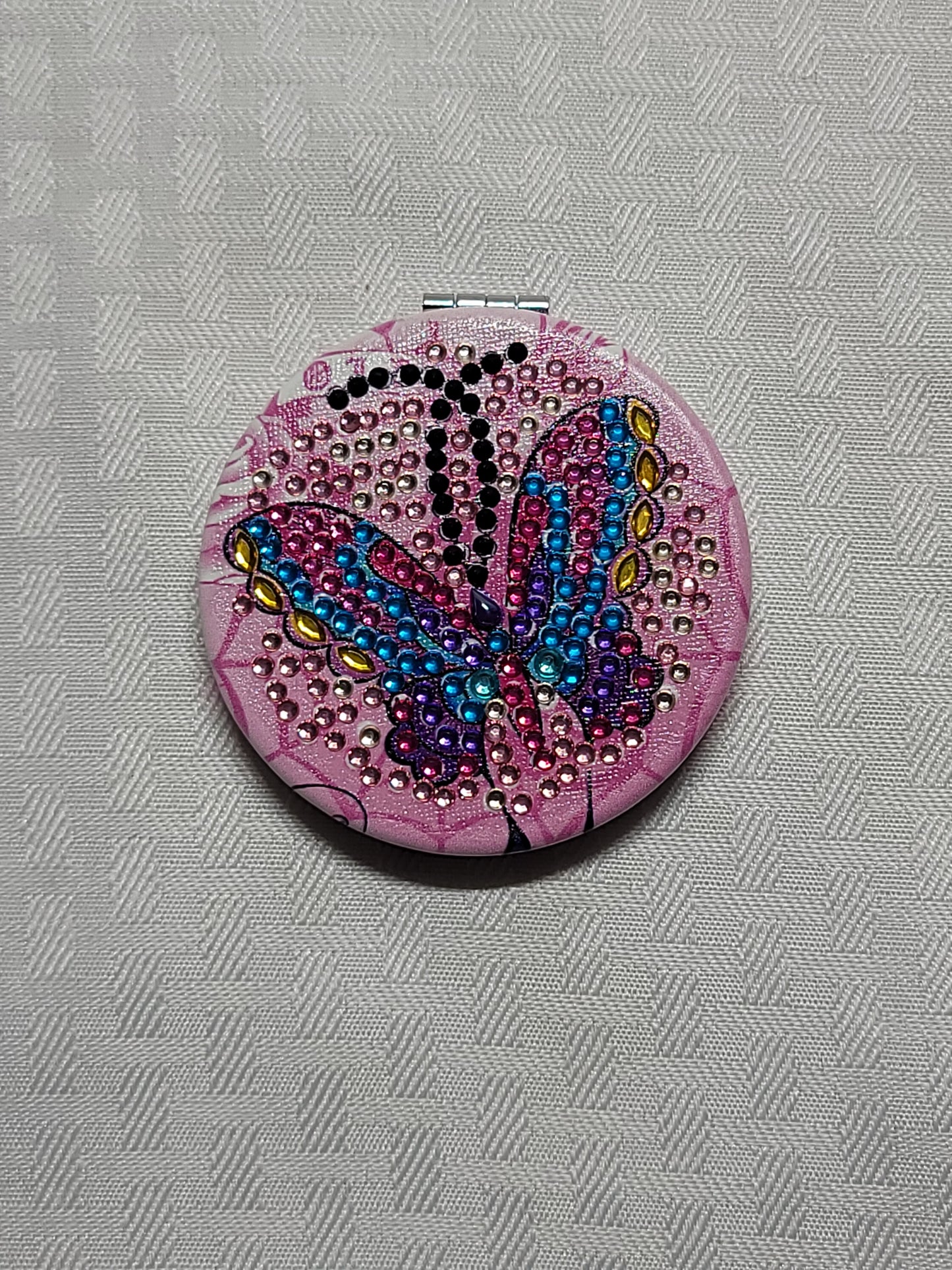 Diamond Art Compact Mirror