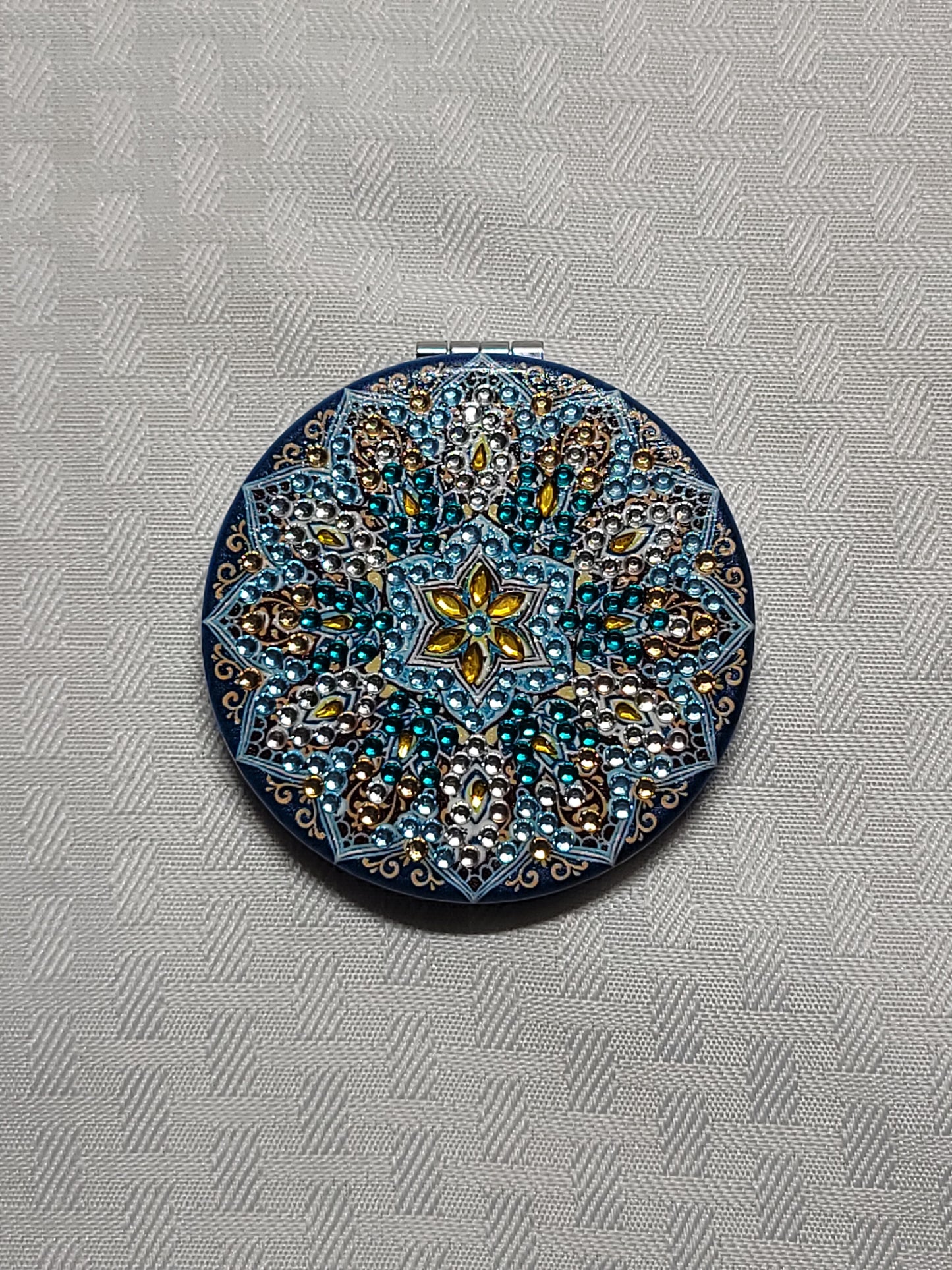 Diamond Art Compact Mirror