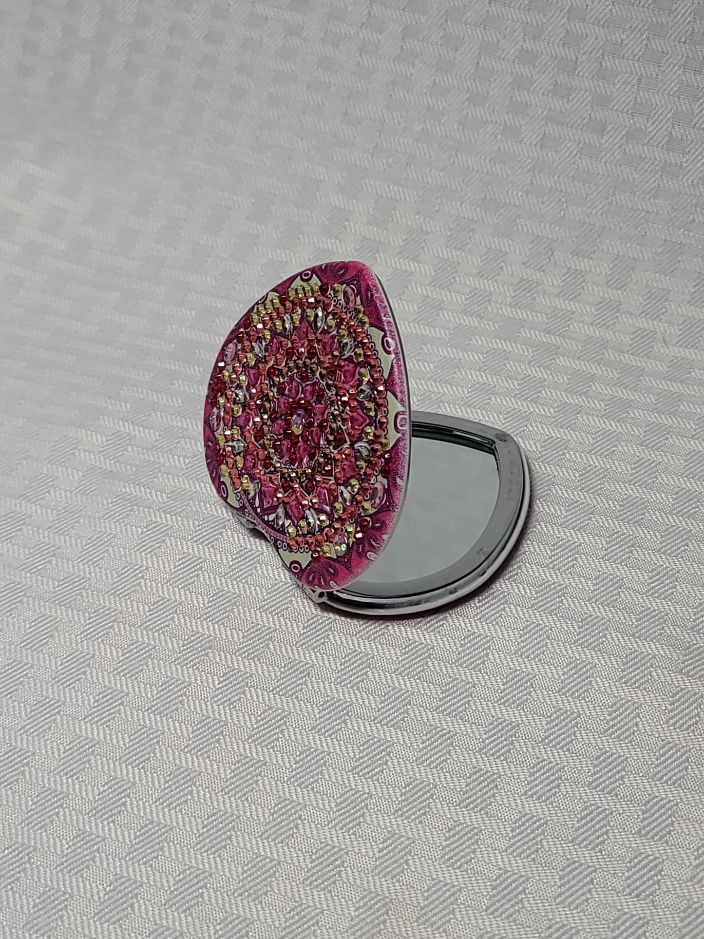 Diamond Art Compact Mirror