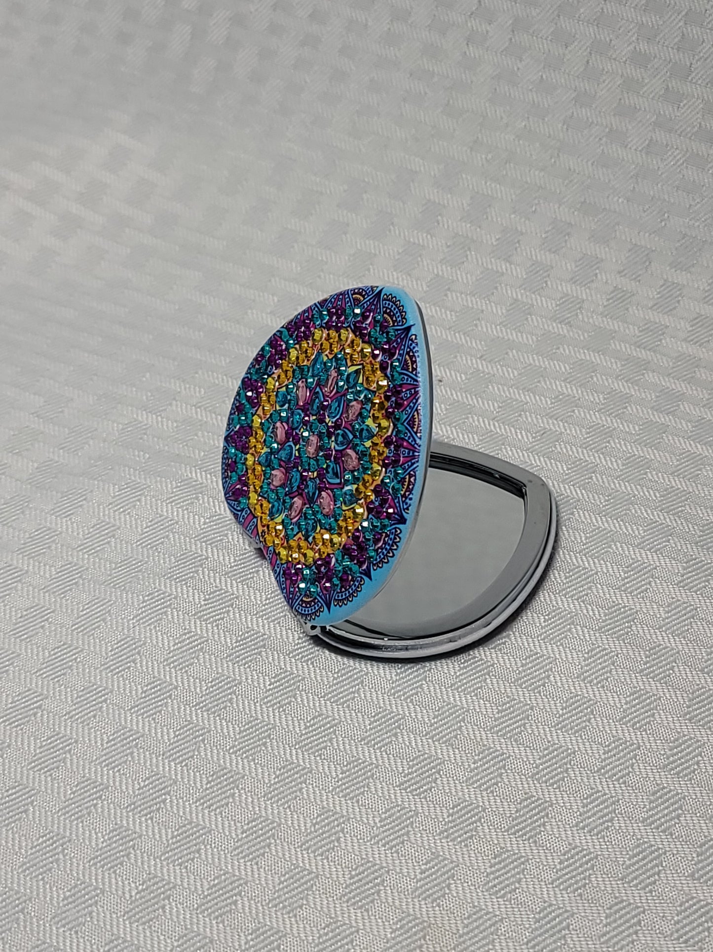 Diamond Art Compact Mirror