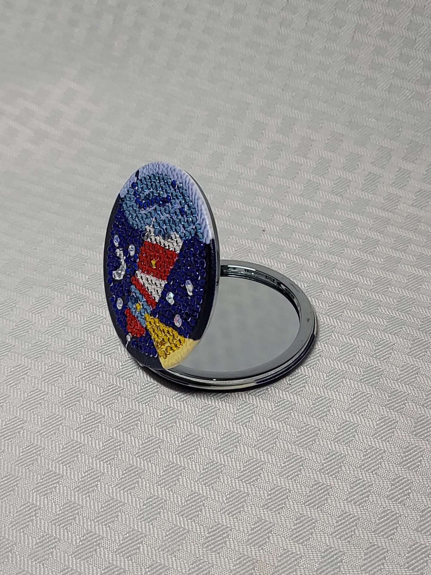 Diamond Art Compact Mirror