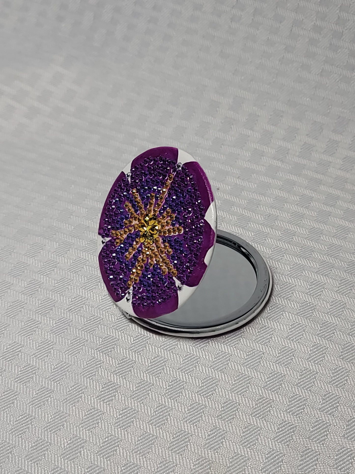 Diamond Art Compact Mirror