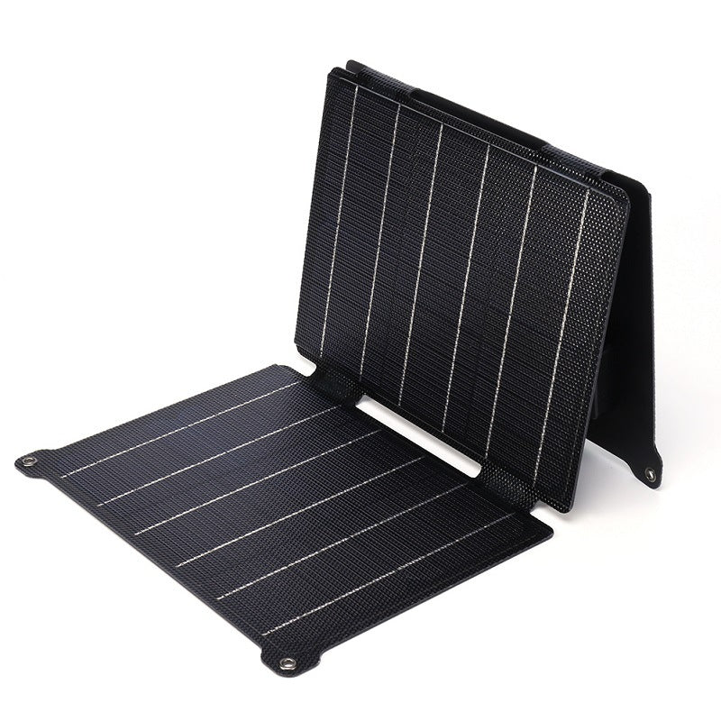 21W ETFE Solar Panel Kit Foldable 5V/12V Dual USB Output Portable