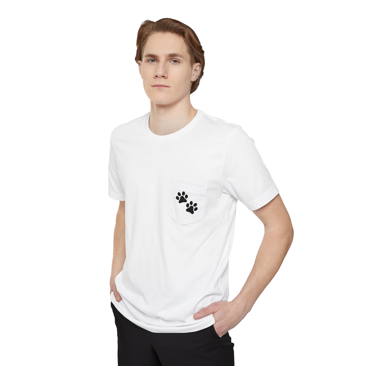 Paw Prints - Unisex Pocket Tee