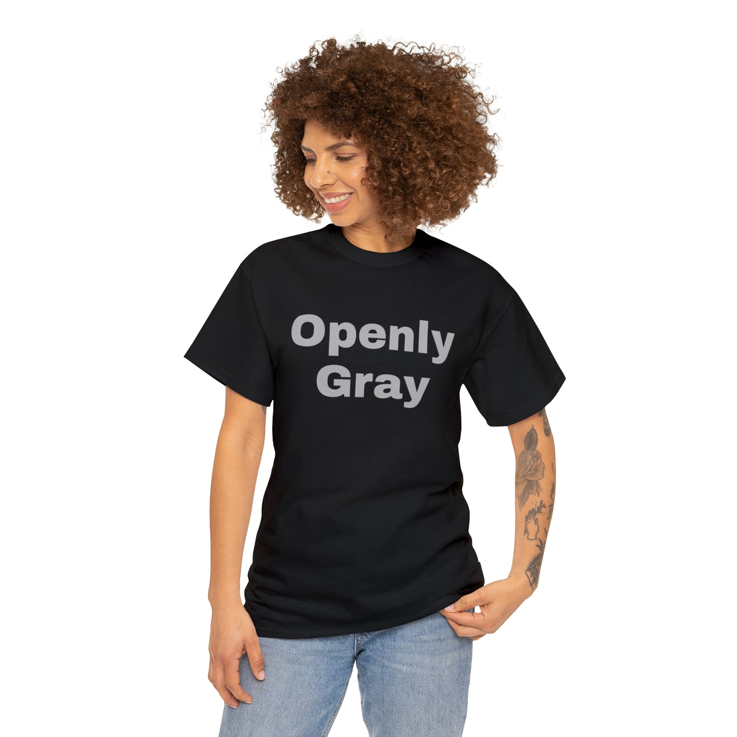 Openly Gray - Unisex Heavy Cotton Tee