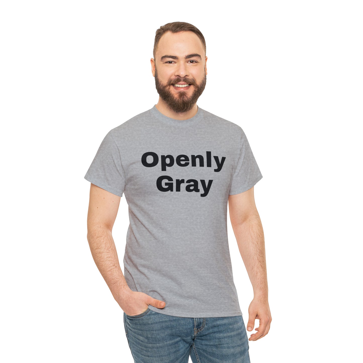 Openly Gray - Unisex Heavy Cotton Tee