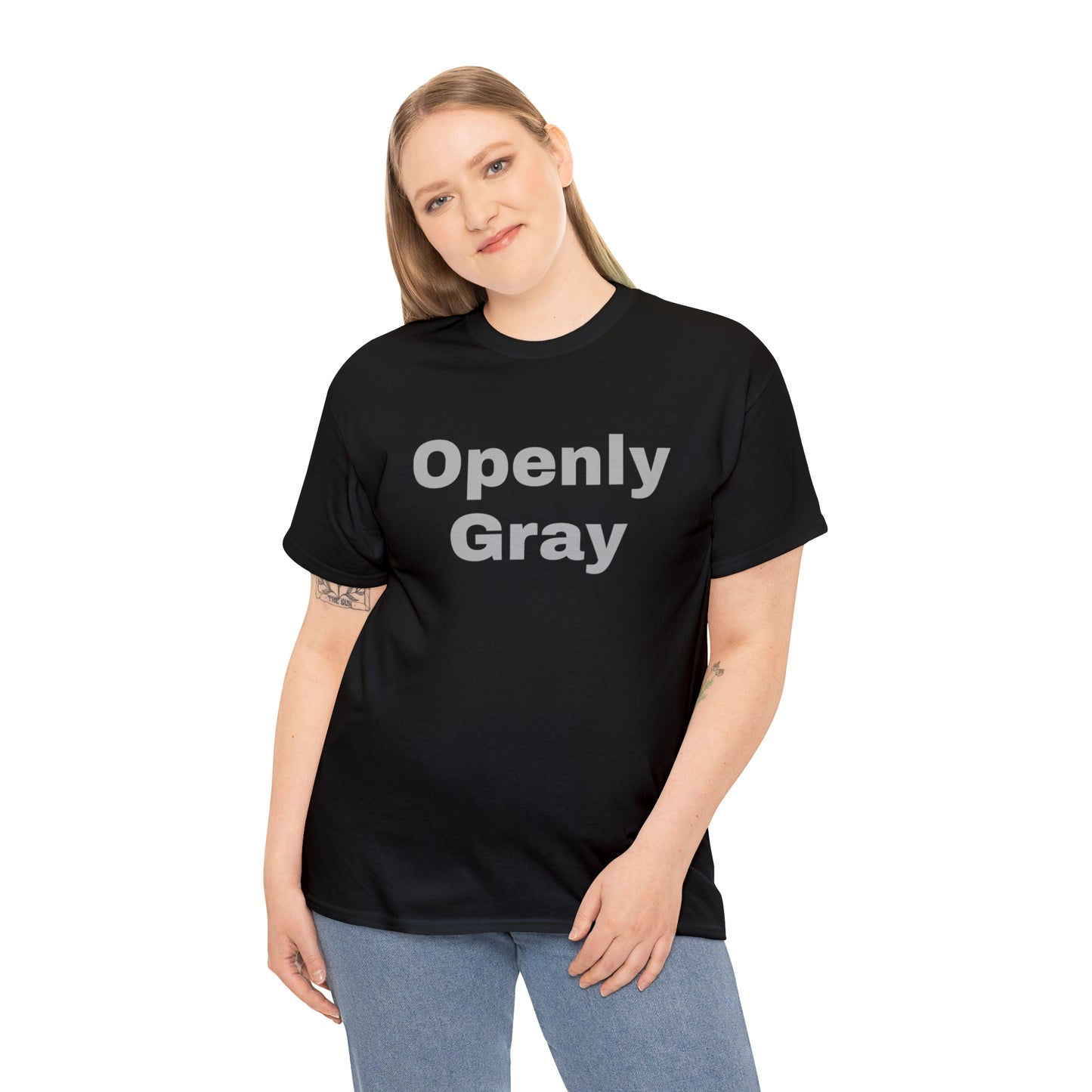 Openly Gray - Unisex Heavy Cotton Tee