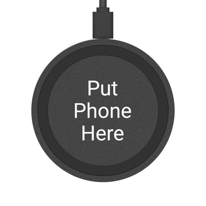 Custom Text Wireless Charging Pad - What would you put here?