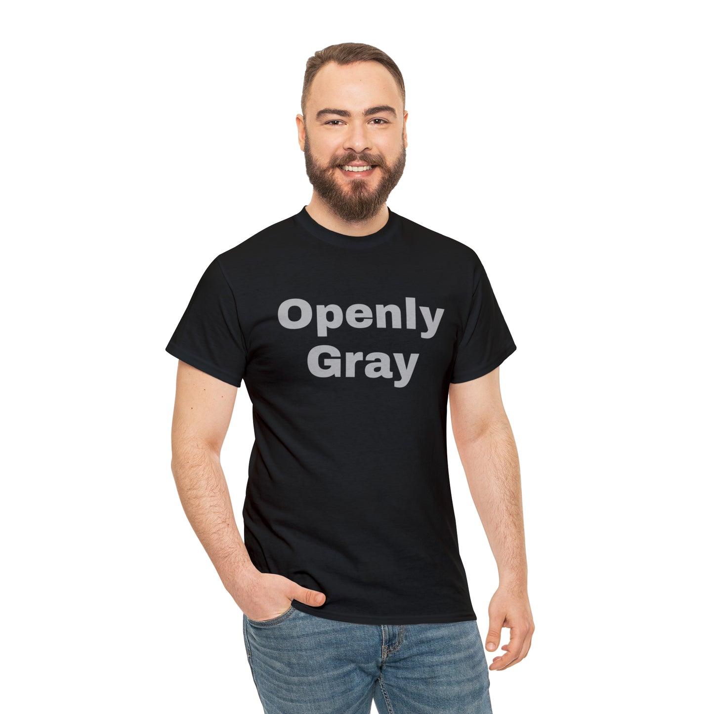 Openly Gray - Unisex Heavy Cotton Tee