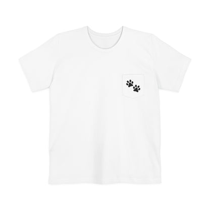 Paw Prints - Unisex Pocket Tee