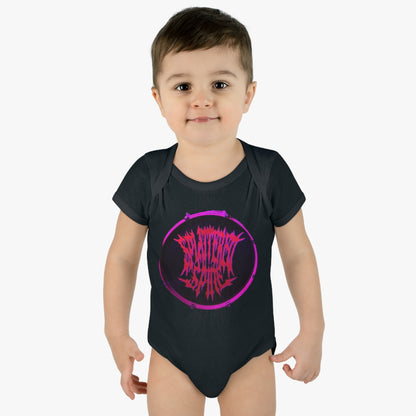 Infant Baby Rib Bodysuit - Splattered Spine