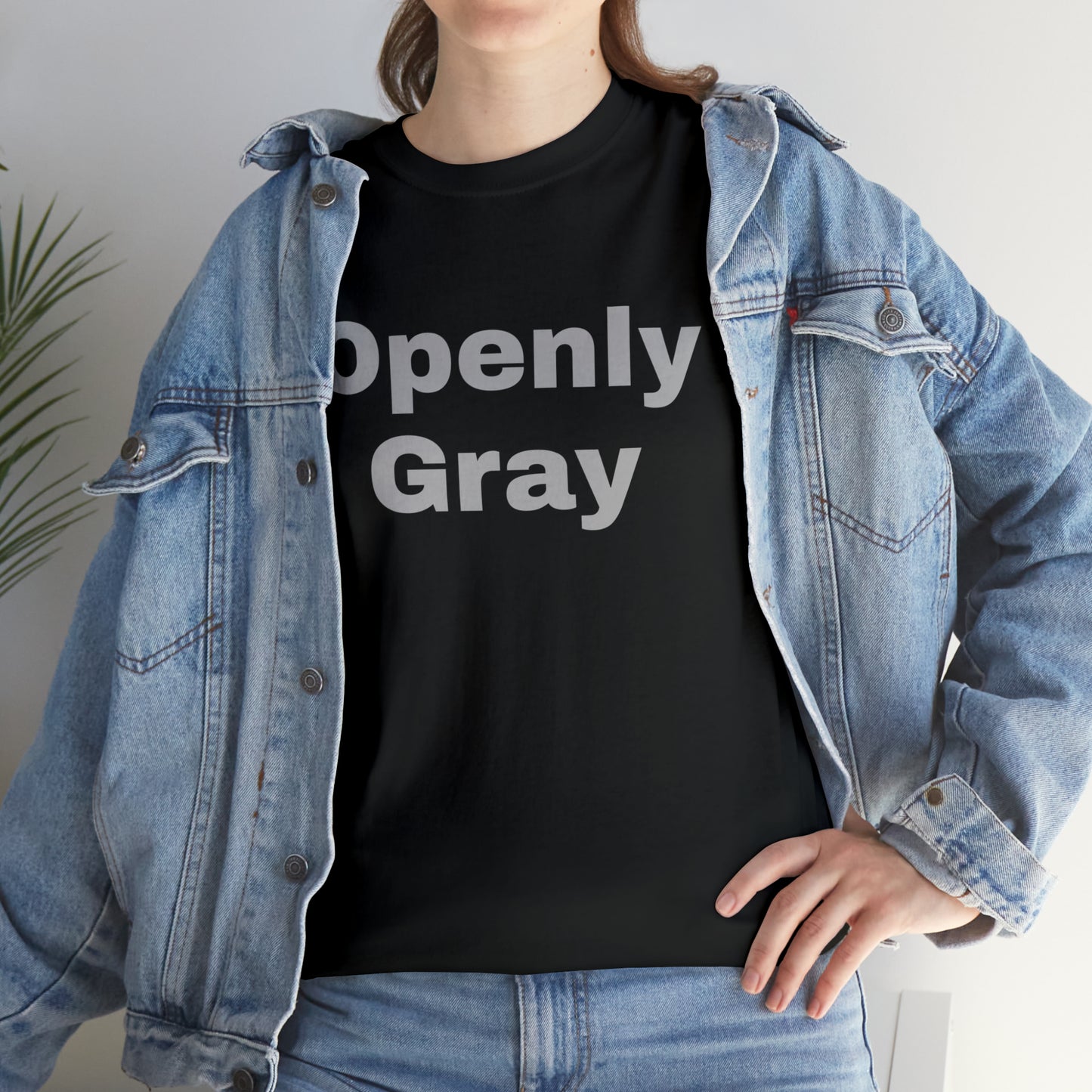 Openly Gray - Unisex Heavy Cotton Tee