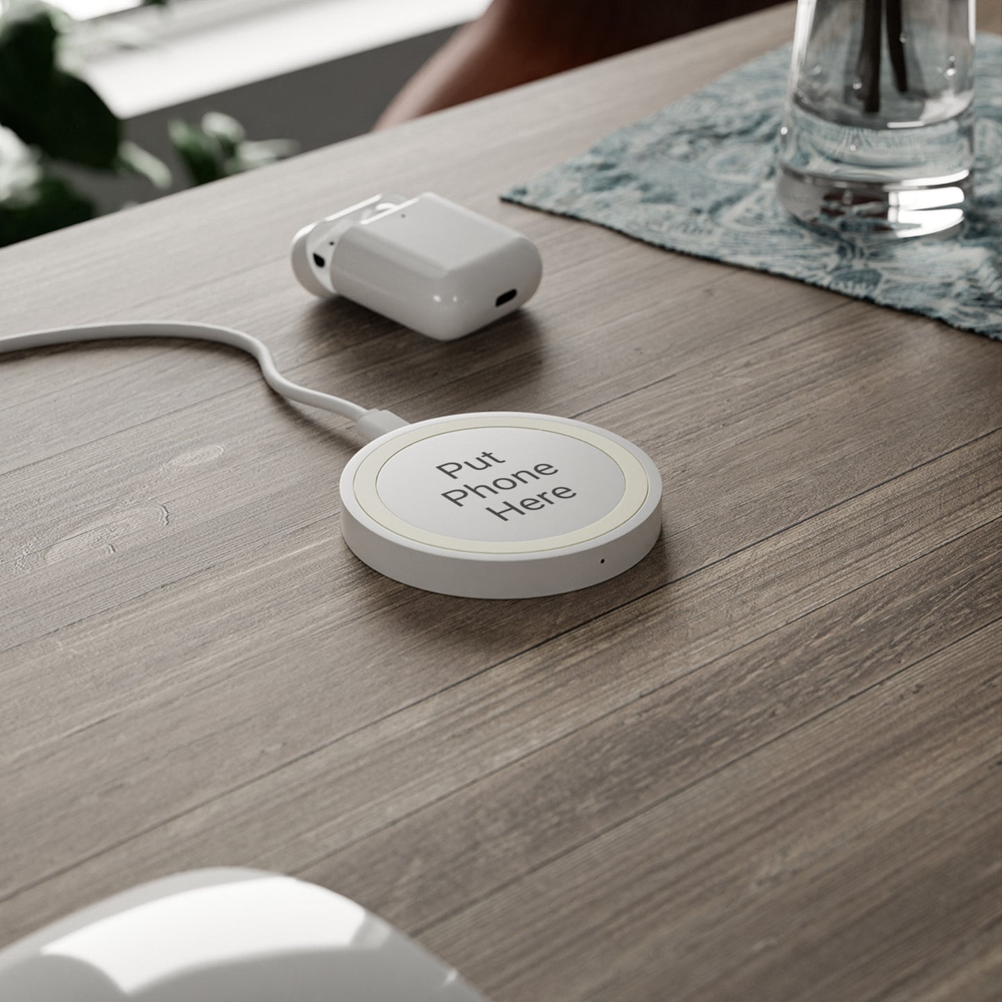 Custom Text Wireless Charging Pad - What would you put here?