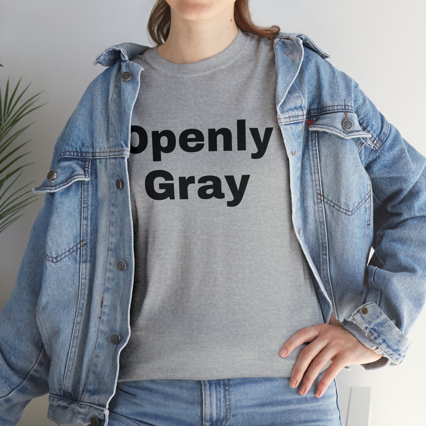 Openly Gray - Unisex Heavy Cotton Tee