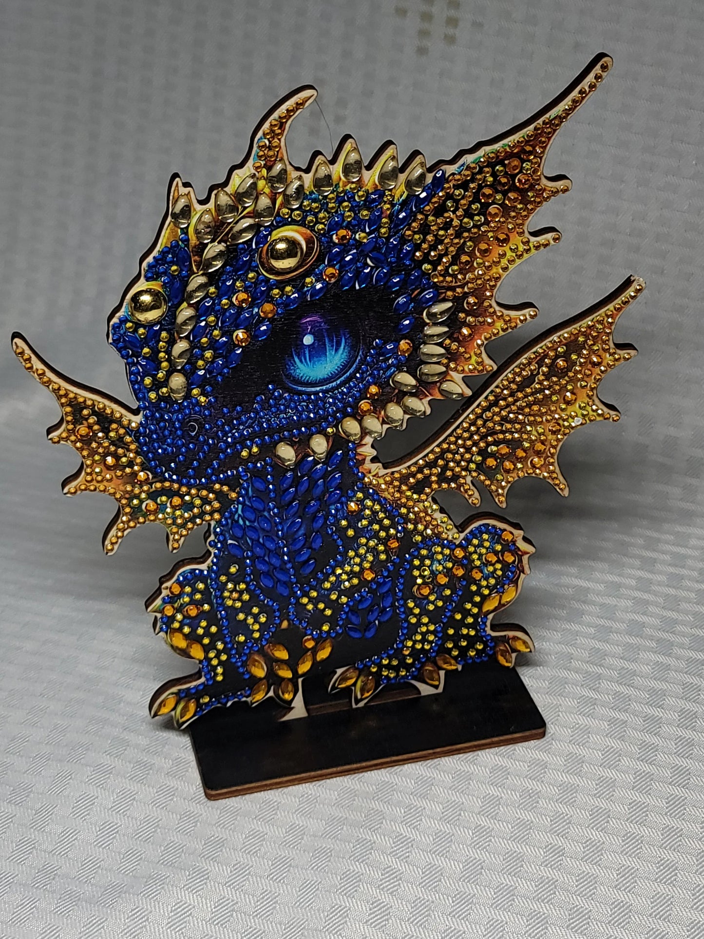 Diamond Art Blue Baby Dragon