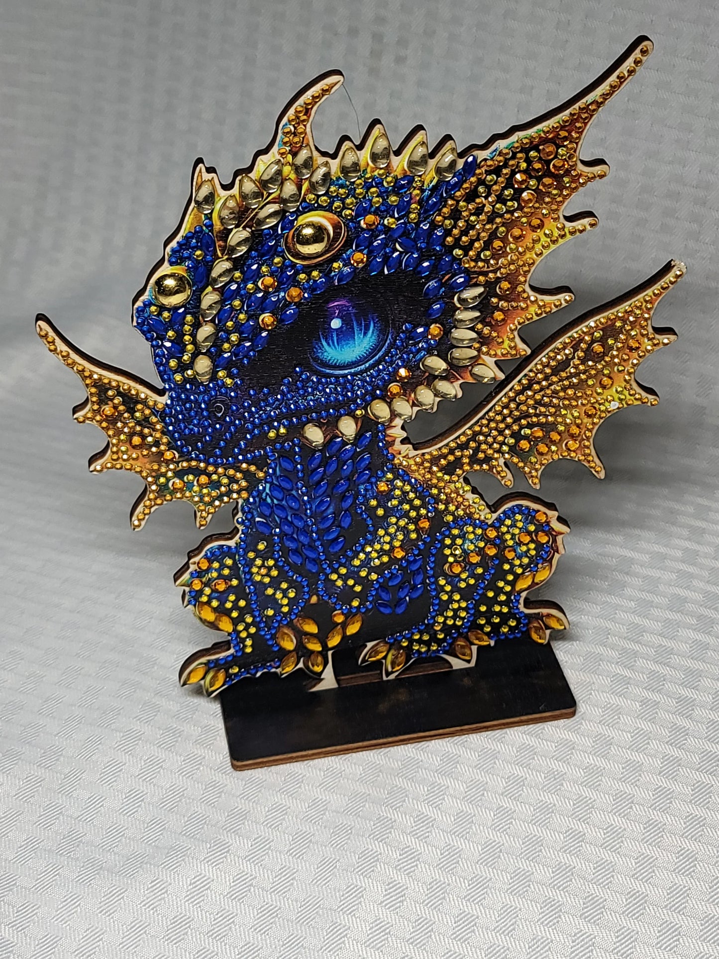 Diamond Art Blue Baby Dragon